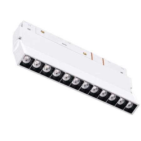 Azzardo Reflektor szynowy magnetyczny aluminiowy biały 12W AZ6508 z serii ALFA CYRUS 2LINE
