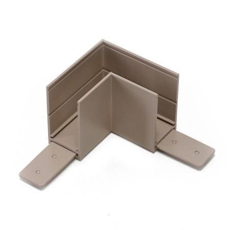 Azzardo Łącznik narożny aluminiowy beżowy 7cm AZ7626 z serii BETA MAGNETIC