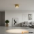 Azzardo Lampa sufitowa aluminiowa złota LED 10cm AZ6551 z serii LIMAN