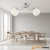 Lampa sufitowa chromowana 2-punktowa 58cm 8758/2 z serii STING - Lampy Elem