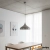 Lampa wisząca metalowa srebrna 42cm 8112/1-02 z serii ARON - Lampy Elem
