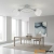 Lampa sufitowa chromowana szklana 2-punktowa 8755/2 z serii BRAGA - Lampy Elem