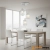 Lampa wisząca chromowana 3-punktowa szklana 6746/3A 8C z serii Bira - Lampy Elem