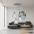 Lampa wisząca metalowa szara 3-punktowa 8804/3 z serii PIRAMIDA - Lampy Elem