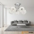 Lampa sufitowa chromowana 5-punktowa 47cm 8836/5 z serii EVITA - Lampy Elem