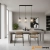 Lampa wisząca czarna szklana 3-punktowa 6782/3 BL z serii MODENA - Lampy Elem