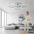 Plafon LED chromowany potrójny pierścień 54cm DRS2032/3 z serii RING - Lampy Elem