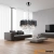 Żyrandol glamour czarno-chromowany 4-punktowy 6260/4 z serii TOLEDO - Lampy Elem