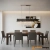 Lampa wisząca czarna kryształowa 8-punktowa 80cm 6260/8 z serii TOLEDO - Lampy Elem