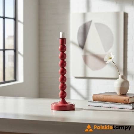 Podstawa lampy stołowej metalowa różowa 36cm 111282 z serii Higgledy - Endon Lighting