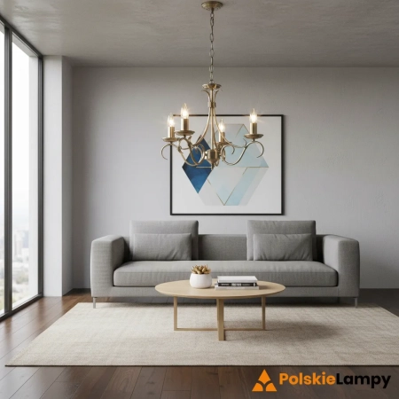Lampa wisząca mosiężna 3-punktowa 39cm 2030-3AN z serii Bernice - Endon Lighting