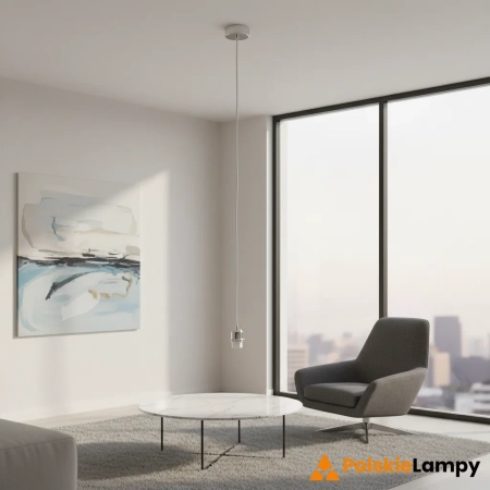Lampa wisząca chromowana minimalistyczna 61807 z serii Cable set - Endon Lighting