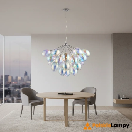 Lampa wisząca opalizująca 6-punktowa 65cm 76450 z serii Infinity - Endon Lighting