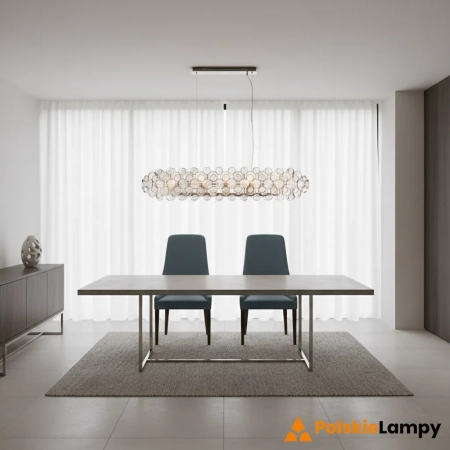 Lampa wisząca szklana 8-punktowa 123cm 76507 z serii MARELLA - Endon Lighting