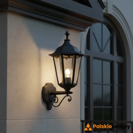 Kinkiet zewnętrzny czarny metalowy 49cm 76546 z serii Burford - Endon Lighting