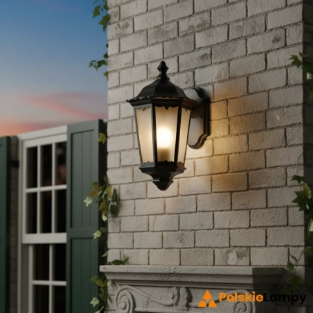 Kinkiet zewnętrzny czarny metalowy 44cm 76547 z serii Burford - Endon Lighting