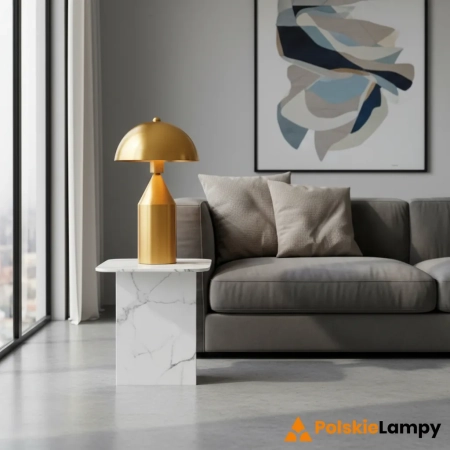 Lampa stołowa metalowa mosiężna 45cm 90522 z serii Nova - Endon Lighting