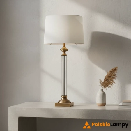 Podstawa lampy stołowej mosiężna szklana 51cm 94350 z serii Avebury - Endon Lighting