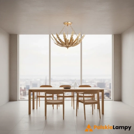 Lampa sufitowa złota metalowa 3-punktowa 95039 z serii Delphine - Endon Lighting