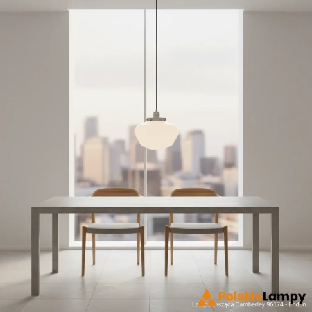 Lampa wisząca szklana opalowa niklowana 54cm 96174 z serii Camberley - Endon Lighting
