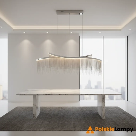 Lampa wisząca chromowana LED 118cm 97219 z serii Orphelia - Endon Lighting