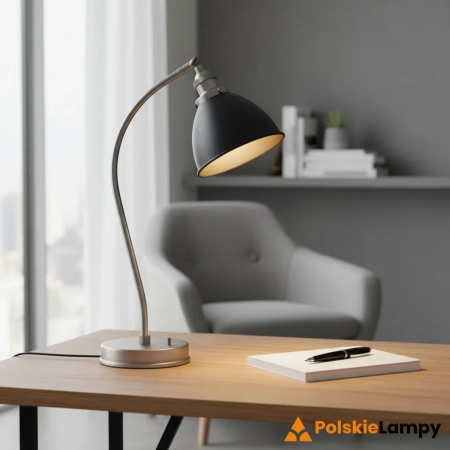 Lampa stołowa metalowa czarna 46cm 98752 z serii Franklin - Endon Lighting