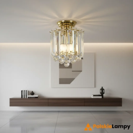 Lampa sufitowa kryształowa złota 2-punktowa FARGO-BP z serii FARGO - Endon Lighting