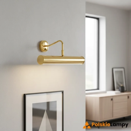 Kinkiet do obrazów metalowy złoty 2-punktowy PL350-E14-SWBP z serii TURNER - Endon Lighting