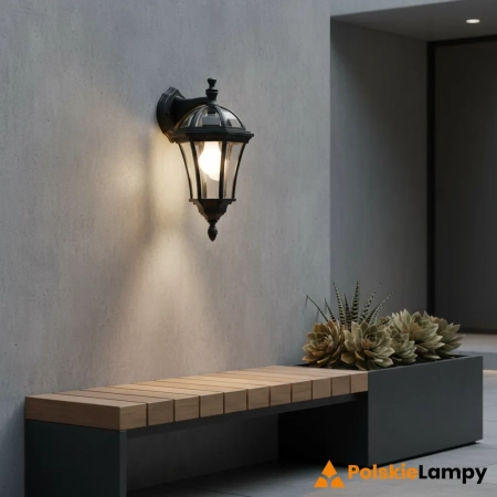 Kinkiet zewnętrzny czarny metalowy 41cm YG-3501 z serii DRAYTON - Endon Lighting