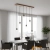 Lampa wisząca drewniano-metalowa 6-punktowa 101684 z serii Stellan - Endon Lighting