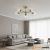 Lampa sufitowa mosiężna 6-punktowa ze szklanymi kloszami 103171 z serii Allegra - Endon Lighting