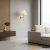 Kinkiet mosiężny z kremowym abażurem 103346 z serii RENNES - Endon Lighting