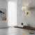 Kinkiet mosiężny z abażurem w kolorze kości słoniowej 103355 z serii RENNES - Endon Lighting