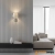 Kinkiet niklowany z abażurem w kolorze kości słoniowej 103358 z serii RENNES - Endon Lighting