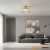 Plafon szklany mosiężny okrągły 26cm 106265 z serii RIDGETON - Endon Lighting