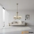 Lampa wisząca mosiężna 5-punktowa ze szklanymi kloszami 107802 z serii Berenice - Endon Lighting