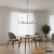 Lampa wisząca metalowa mosiężna 5-punktowa 108212 z serii Santiago - Endon Lighting