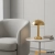 Lampa stołowa akumulatorowa mosiężna 28cm 110455 z serii Bridport - Endon Lighting