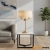 Lampa stołowa mosiężna 3-punktowa z abażurem 110721 z serii Highclere - Endon Lighting