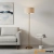 Lampa podłogowa mosiężna z beżowym abażurem 113461 z serii Highclere - Endon Lighting