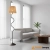 Lampa podłogowa czarna metalowa z abażurem z rafii 114223 z serii Wriggle - Endon Lighting