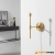 Kinkiet metalowy mosiężny szczotkowany 1-punktowy 115074 z serii Step T Bar - Endon Lighting
