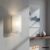 Kinkiet szklany biały z włącznikiem sznurkowym 143-WB z serii Blake - Endon Lighting