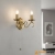 Kinkiet metalowy mosiężny 2-punktowy 2030-2AN z serii Bernice - Endon Lighting