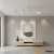 Lampa sufitowa metalowa biało-złota 4-punktowa 59933 z serii GULL - Endon Lighting