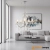 Żyrandol chromowany kryształowy 5-punktowy 61384 z serii Tabitha - Endon Lighting