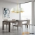 Lampa wisząca 5-punktowa złota z białymi abażurami 67734 z serii Harvey - Endon Lighting