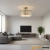 Plafon mosiężny okrągły z kryształami 3-punktowy 70558 z serii Hudson - Endon Lighting