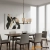 Lampa wisząca metalowa brązowa 5-punktowa 71345 z serii Indara - Endon Lighting