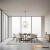 Lampa wisząca szklana kula mosiężna 3-punktowa 73560 z serii Miele - Endon Lighting